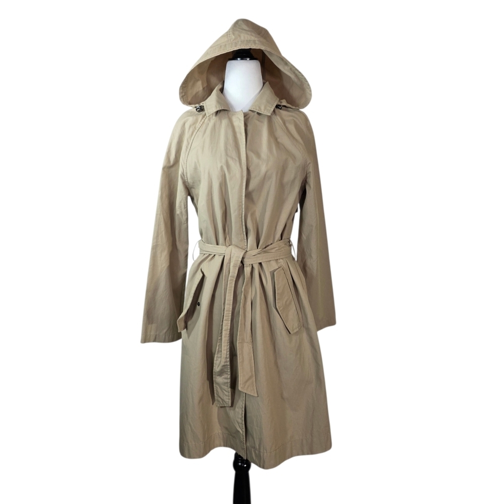 a new day Beige Hooded Trench Coat
